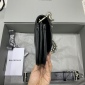 Replica Balenciaga black Small Leather Soft Flap Shoulder Bag