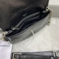 Replica Balenciaga black Small Leather Soft Flap Shoulder Bag