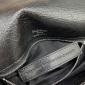 Replica Balenciaga black Small Leather Soft Flap Shoulder Bag