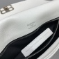 Replica Balenciaga white Small Leather Soft Flap Shoulder Bag