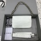 Replica Balenciaga white Small Leather Soft Flap Shoulder Bag