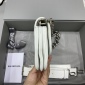 Replica Balenciaga white Small Leather Soft Flap Shoulder Bag