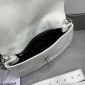 Replica Balenciaga white Small Leather Soft Flap Shoulder Bag