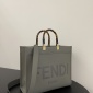 Replica Fendi Letter logo on Sunshine tote bag