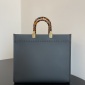 Replica Fendi Snakeskin logo Sun tote bag