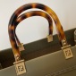 Replica Fendi Letter logo on Sunshine tote bag