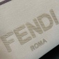 Replica Fendi Beige Canvas Medium Sunshine Tote