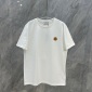 Replica Moncler Leather logo short-sleeved T-shirt