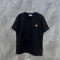 Replica Moncler Leather logo short-sleeved T-shirt