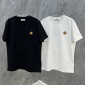 Replica Moncler Leather logo short-sleeved T-shirt