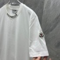 Replica Moncler Brand letter-printed logo short-sleeved T-shirt