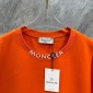 Replica Moncler Brand letter-printed logo short-sleeved T-shirt