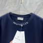 Replica Moncler Brand letter-printed logo short-sleeved T-shirt