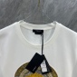 Replica Versace Embroidered crystal Medusa cotton short sleeve T-shirt