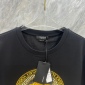 Replica Versace Embroidered crystal Medusa cotton short sleeve T-shirt