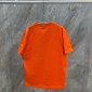 Replica Moncler Logo-flocked Cotton-jersey T-shirt In Orange | ModeSens GB