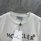 Replica Moncler Letter flocked logo short-sleeved T-shirt