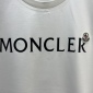 Replica Moncler Letter flocked logo short-sleeved T-shirt