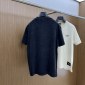 Replica Fendi logo wrinkled old short sleeve T-shirt