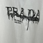 Replica Prada logo offset short sleeve T-shirt