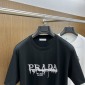 Replica Prada logo offset short sleeve T-shirt