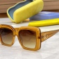 Replica GUCCI double G Clear square frame sunglasses