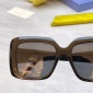 Replica GUCCI double G Clear square frame sunglasses