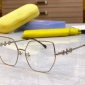 Replica Gucci Gold Metal Geometric Eyeglasses