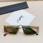 Replica YSL frameless square sunglasses