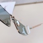 Replica YSL frameless square sunglasses