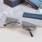 Replica YSL frameless square sunglasses