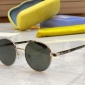 Replica GUCCI logo Metal sunglasses with round frames