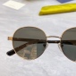 Replica GUCCI logo Metal sunglasses with round frames