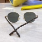 Replica GUCCI logo Metal sunglasses with round frames