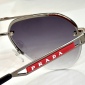 Replica Prada Color-changing metal sunglasses