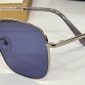 Replica Prada Square metal sunglasses