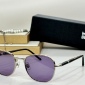 Replica MONT BLANC Oval sunglasses