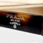 Replica Prada Rectangular tawny sunglasses