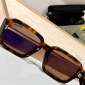 Replica Prada Rectangular tawny sunglasses