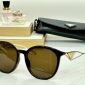 Replica Prada Round frame transparent sunglasses