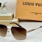 Replica Louis Vuitton Gradient color gilt sunglasses