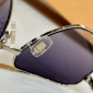 Replica Louis Vuitton Gradient color gilt sunglasses