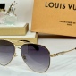 Replica Louis Vuitton Gradient color gilt sunglasses