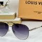 Replica Louis Vuitton Gradient color gilt sunglasses