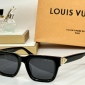 Replica Louis Vuitton Clear square sunglasses