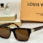 Replica Louis Vuitton Clear square sunglasses