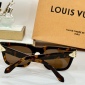 Replica Louis Vuitton Clear square sunglasses