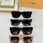 Replica Louis Vuitton Clear square sunglasses