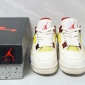 Replica Air Jordan 4 Rainbow gradient basketball shoes