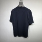 Replica Fendi Color contrast messy code F embroidery short-sleeved T-shirt